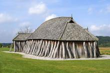 Vikingehuset på Fyrkat-borgen i Hobro.